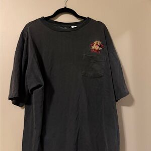 Men's Black Graphic T-Shirt